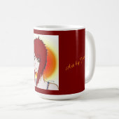 Jessica, sketch artist, self portrait kaffeetasse (VorderseiteRechts)