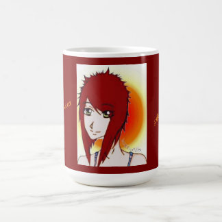 Jessica, Skizzenkünstlerin, Selbstporträt Kaffeetasse