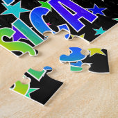 "JESSICA" Vorname, Spaß "GLÜCKLICHER GEBURTSTAG" Puzzle (Seite)