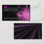 Jessicas Salon-Karten Visitenkarte (Vorne/Hinten)