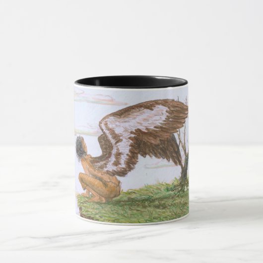 "Jessicas Sturmtaucher-" Tasse (Zentrum)