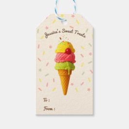 Jessica's Sweet Bash - Ice Cream Gift Tags Geschenkanhänger