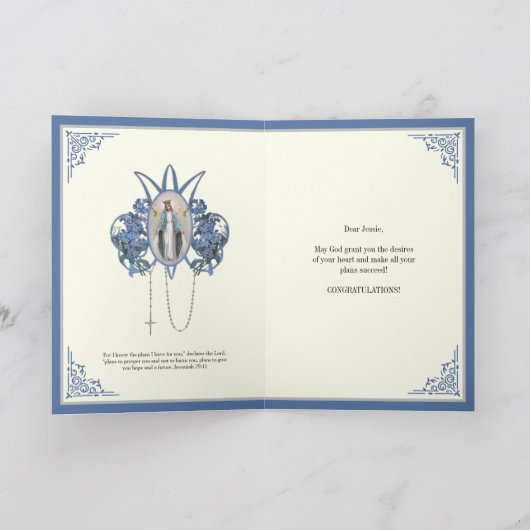 JESSIE ABSCHLUSS KARTE (Innenseite)