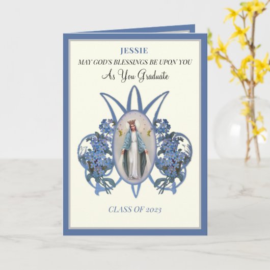 JESSIE ABSCHLUSS KARTE (Gelbe Blume)