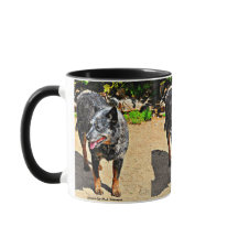 Jessie blaue Heeler Kaffee-Tasse