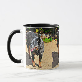 Jessie blaue Heeler Kaffee-Tasse Tasse