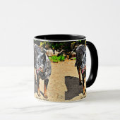 Jessie blaue Heeler Kaffee-Tasse Tasse (VorderseiteRechts)