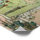 Jessie M. King - Butterfets All Blue Poster (Ecke)