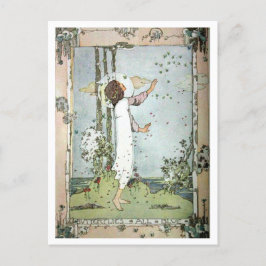 Jessie M. King - Butterfets All Blue Postkarte