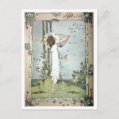 Jessie M. King - Butterfets All Blue Postkarte (Vorderseite)