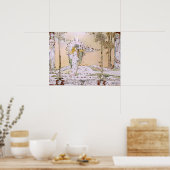 Jessie M. King - Lieben Golden Dream Poster (Küche)