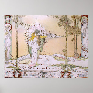 Jessie M. King - Lieben Golden Dream Poster