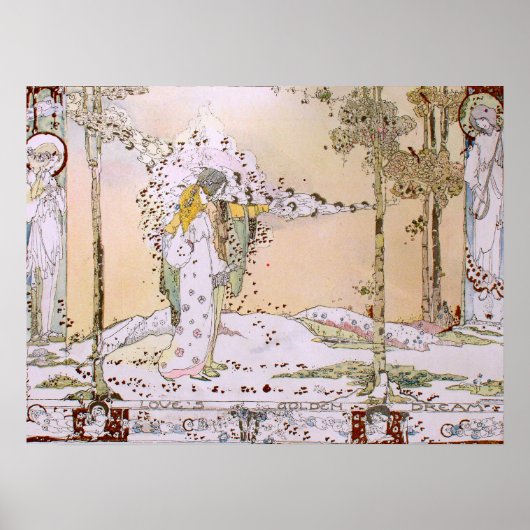 Jessie M. King - Lieben Golden Dream Poster (Vorne)