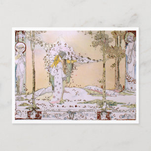 Jessie M. King - Lieben Golden Dream Postkarte