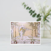 Jessie M. King - Lieben Golden Dream Postkarte (Stehend Vorderseite)