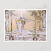 Jessie M. King - Lieben Golden Dream Postkarte (Vorderseite)