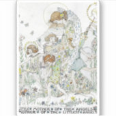 Jessie M. King Little Mother of the Angels Aufkleber (Vorderseite)