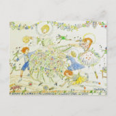 Jessie M. King widmet sich Tantchen Postcard Postkarte (Vorderseite)