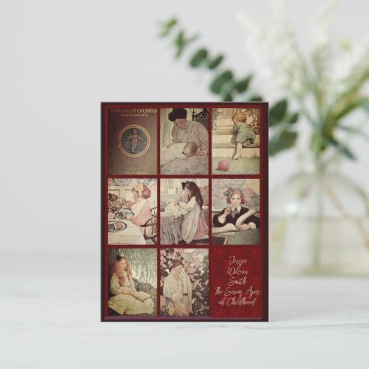 Jessie Wilcox Smith Das Siebenfache der Kindheit Postkarte (Stehend Vorderseite)