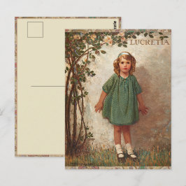 Jessie Wilcox Smith "Lucretia" Little Girl Postkarte