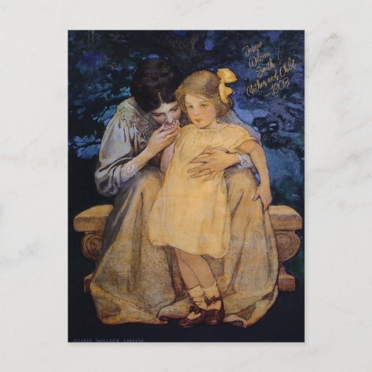 Jessie Wilcox Smith Mutter und Kind Postkarte (Vorderseite)