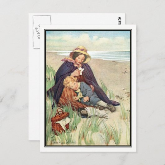 Jessie Willcox Smith - Das Meer Postkarte (Vorne/Hinten)