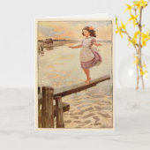 Jessie Willcox Smith Greeting Card Abbildung Karte (Gelbe Blume)