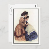 Jessie Willcox Smith - Jo und Beth Postkarte (Vorne/Hinten)