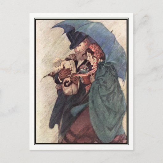 Jessie Willcox Smith - Jo und Professor Bhaer Postkarte (Vorderseite)