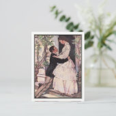 Jessie Willcox Smith - Laurie und Jo Postkarte (Stehend Vorderseite)