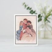 Jessie Willcox Smith - Meg, Jo, Beth und Amy Postkarte (Stehend Vorderseite)