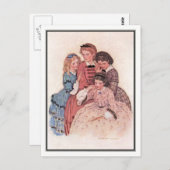 Jessie Willcox Smith - Meg, Jo, Beth und Amy Postkarte (Vorne/Hinten)