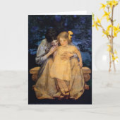 Jessie Willcox Smith Mother and Child Mother Day Karte (Gelbe Blume)