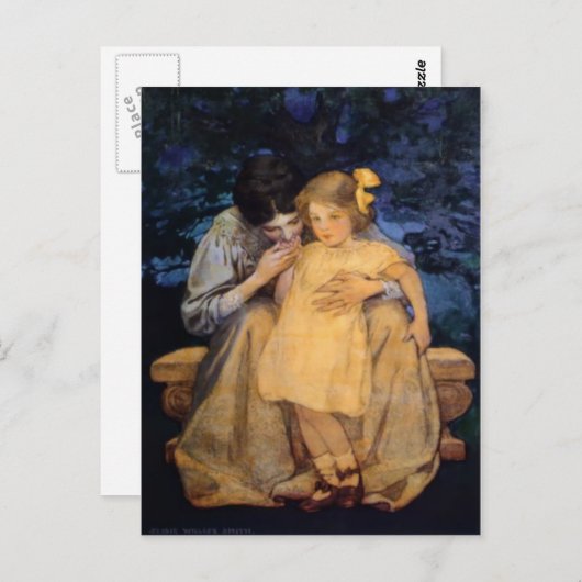 Jessie Willcox Smith Mother and Child Mother Day Postkarte (Vorne/Hinten)