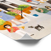 Jessies Dairy in Mousehole Poster (Ecke)