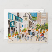 Jessies Dairy in Mousehole Postkarte (Vorne/Hinten)