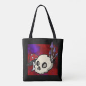 Jessie's Friends Skull and Mushrooms Tasche (Rückseite)