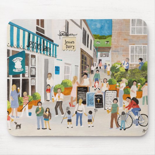 Jessies Molkerei im Mousehole Mousepad (Vorne)