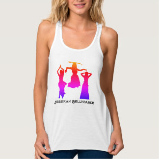 Jessikah 3 Tänzer und Logo-Design Tank Top