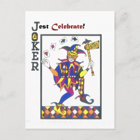 Jest Celebrate Postcard Postkarte (Vorderseite)