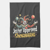 Jester Approved Shenanigans Circus Clown Geschirrtuch (Vertikal)