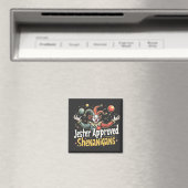 Jester Approved Shenanigans Circus Clown Magnet (In Situ (Geschirrspüler))