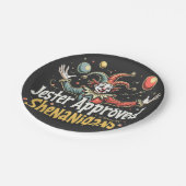 Jester Approved Shenanigans Circus Clown Pappteller (Schrägansicht)