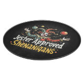 Jester Approved Shenanigans Circus Clown Schneidebrett (Ecke)