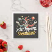 Jester Approved Shenanigans Circus Clown Serviette (Beispiel)