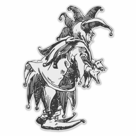 Jester Aufkleber (Vorderseite)