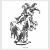Jester Aufkleber (Blatt)