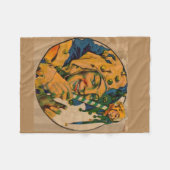 Jester aus den 1920er Jahren Fleecedecke (Vorderseite (Horizontal))