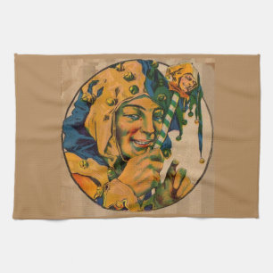 Jester aus den 1920er Jahren Geschirrtuch