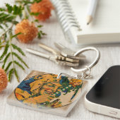 Jester aus den 1920er Jahren Schlüsselanhänger (Vorderseite rechts)